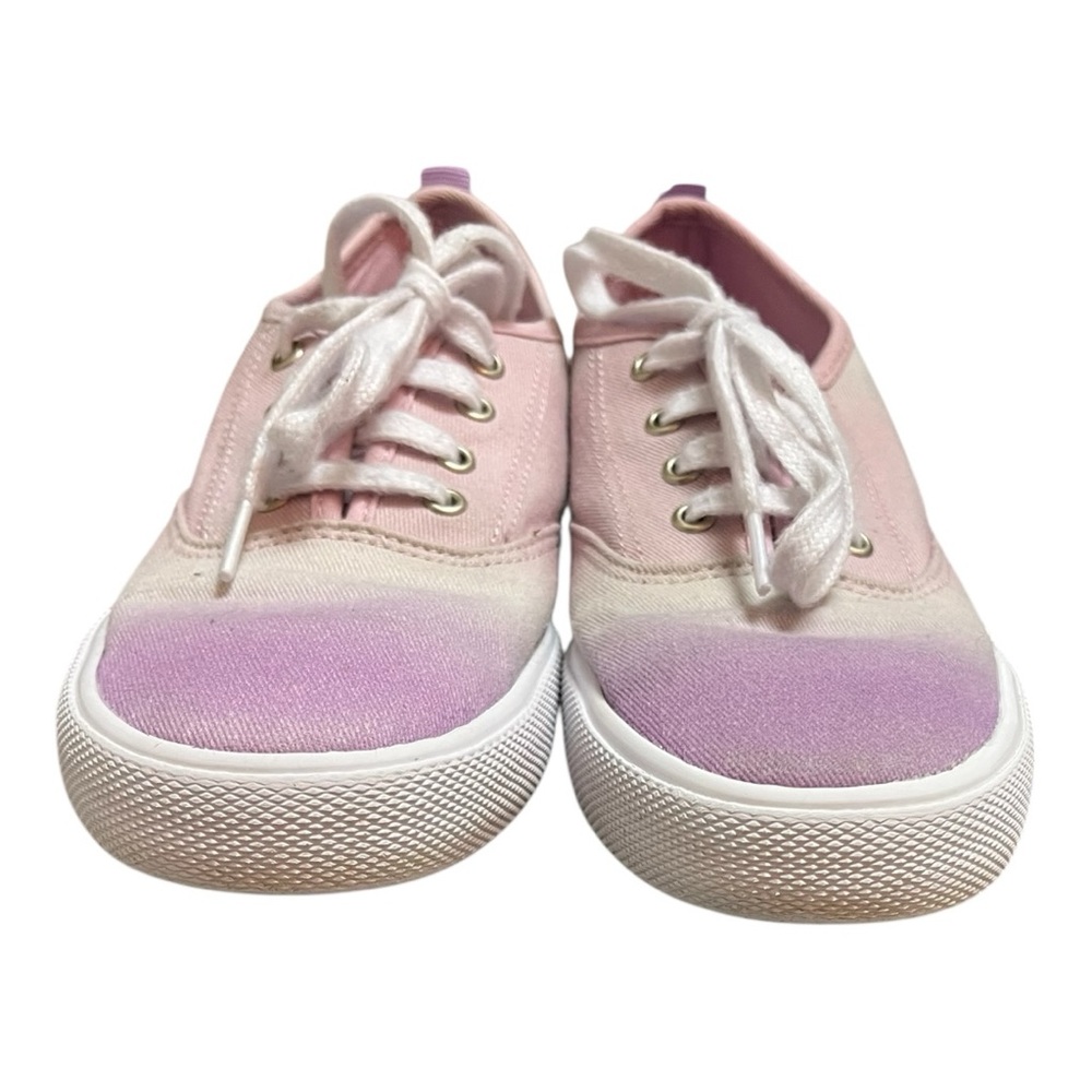 Sperry Kids Gradient Ombre Lace-Up Sneakers Pink Purple Size 2M - Picture 6 of 10